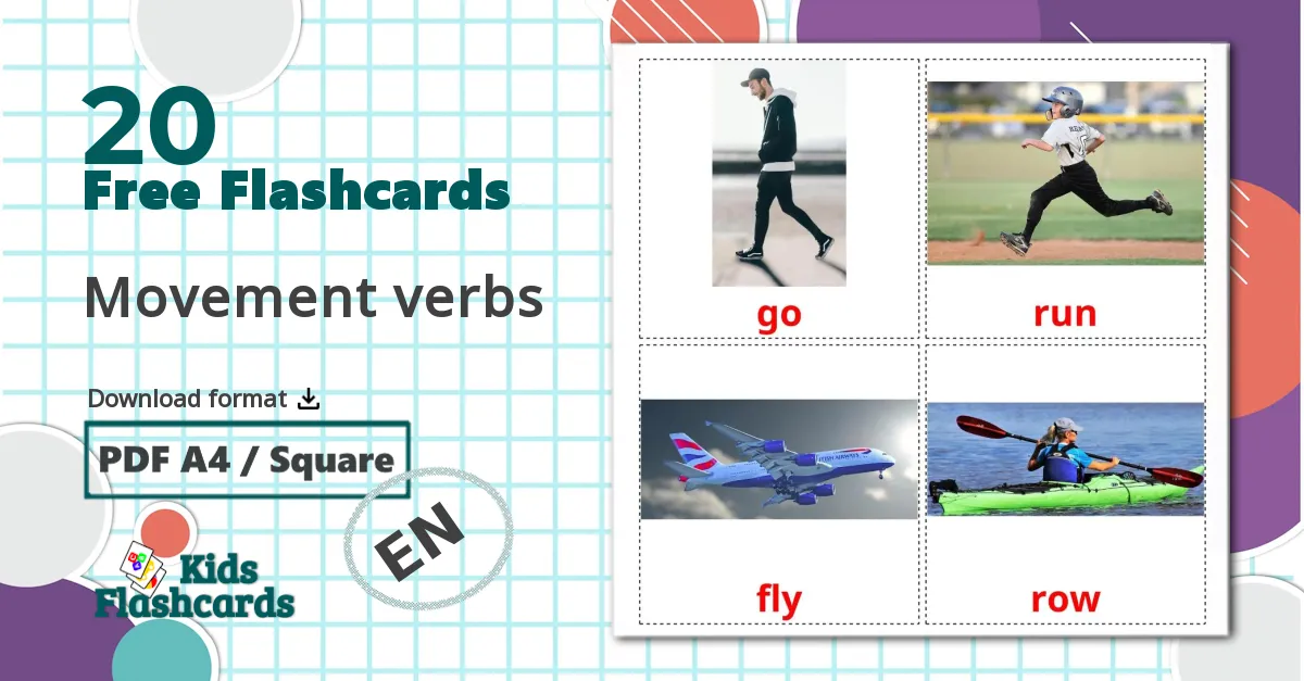 Movement verbs flashcards