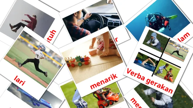 33 FREE Routine verbs Flashcards | PDF | Indonesian Words