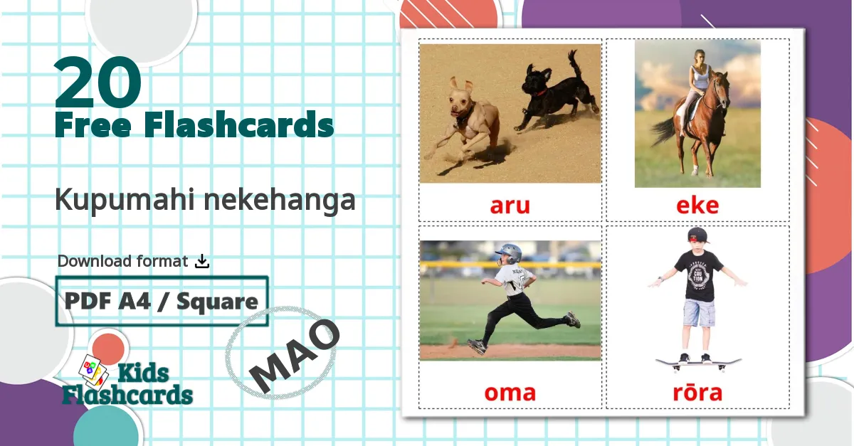 20 Kupumahi nekehanga flashcards