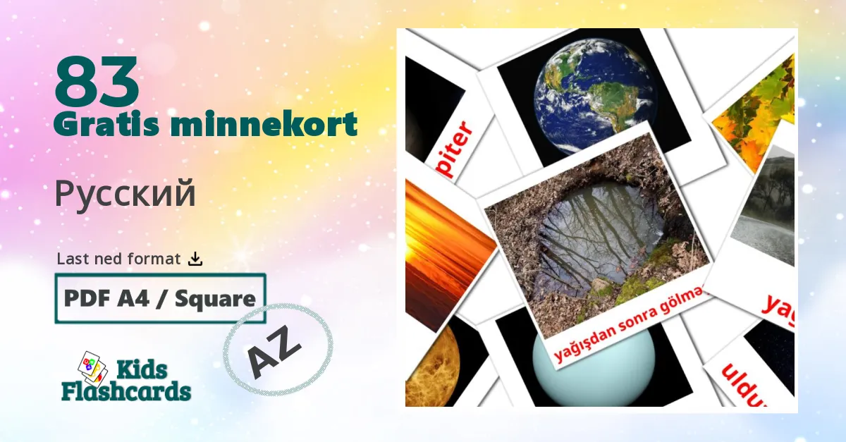 Natur bildekort