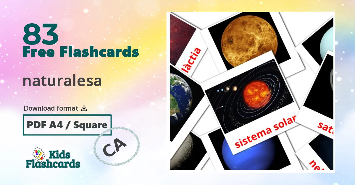 83 naturalesa flashcards