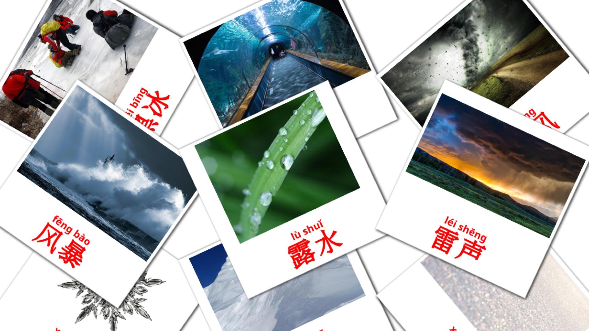 52 Bildkarten für 大自然