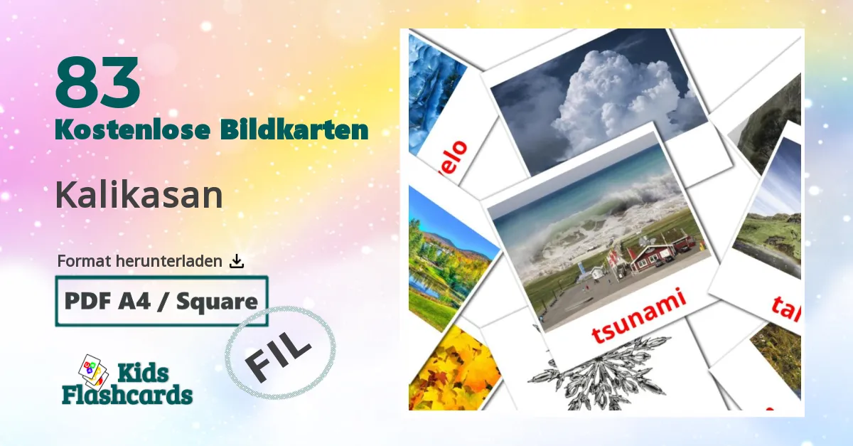 Bildkarten für Natur