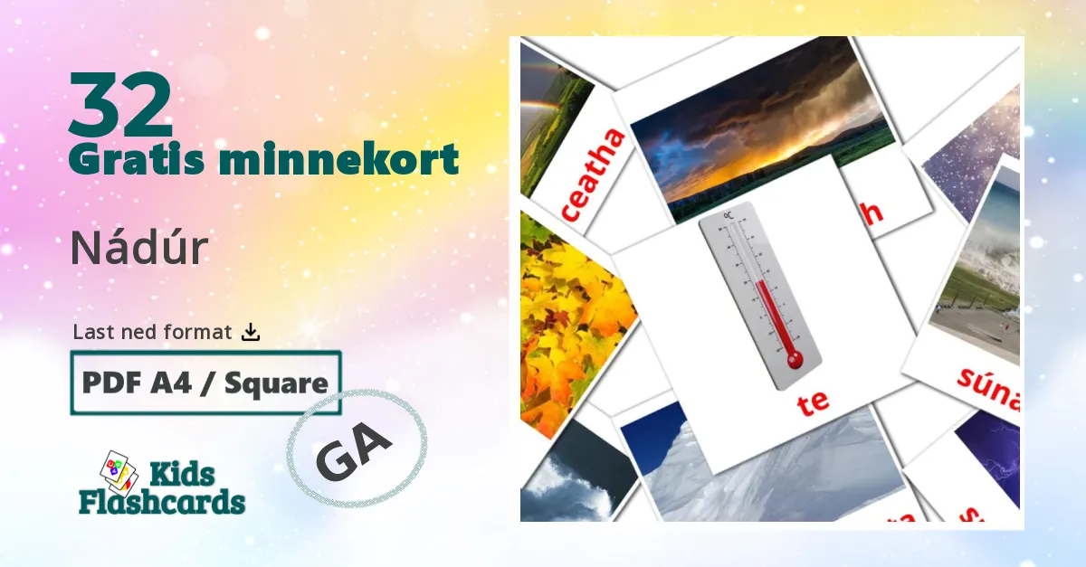 32 Nádúr bildekort