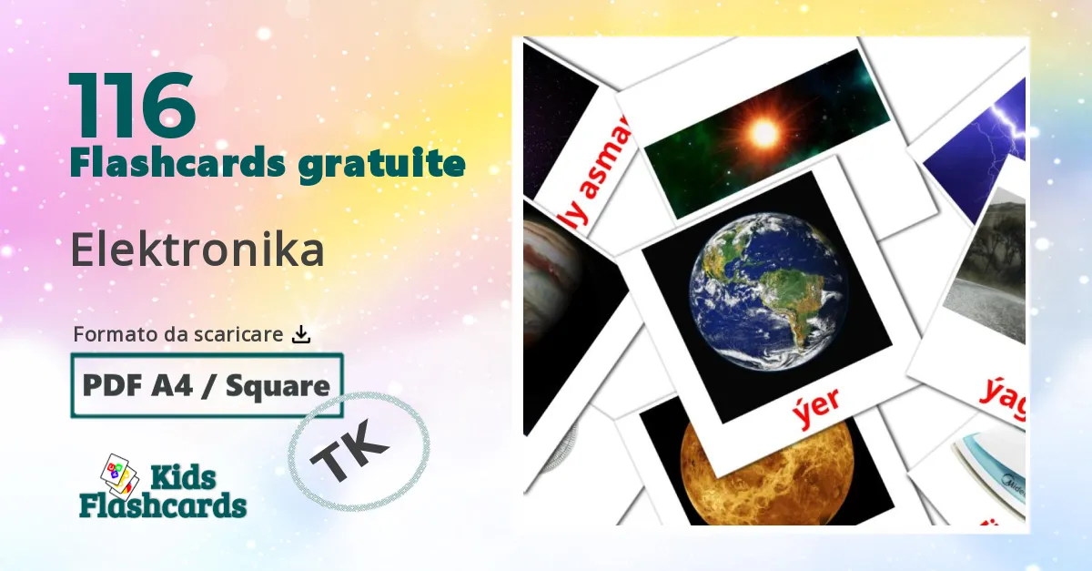 flashcards di Natura