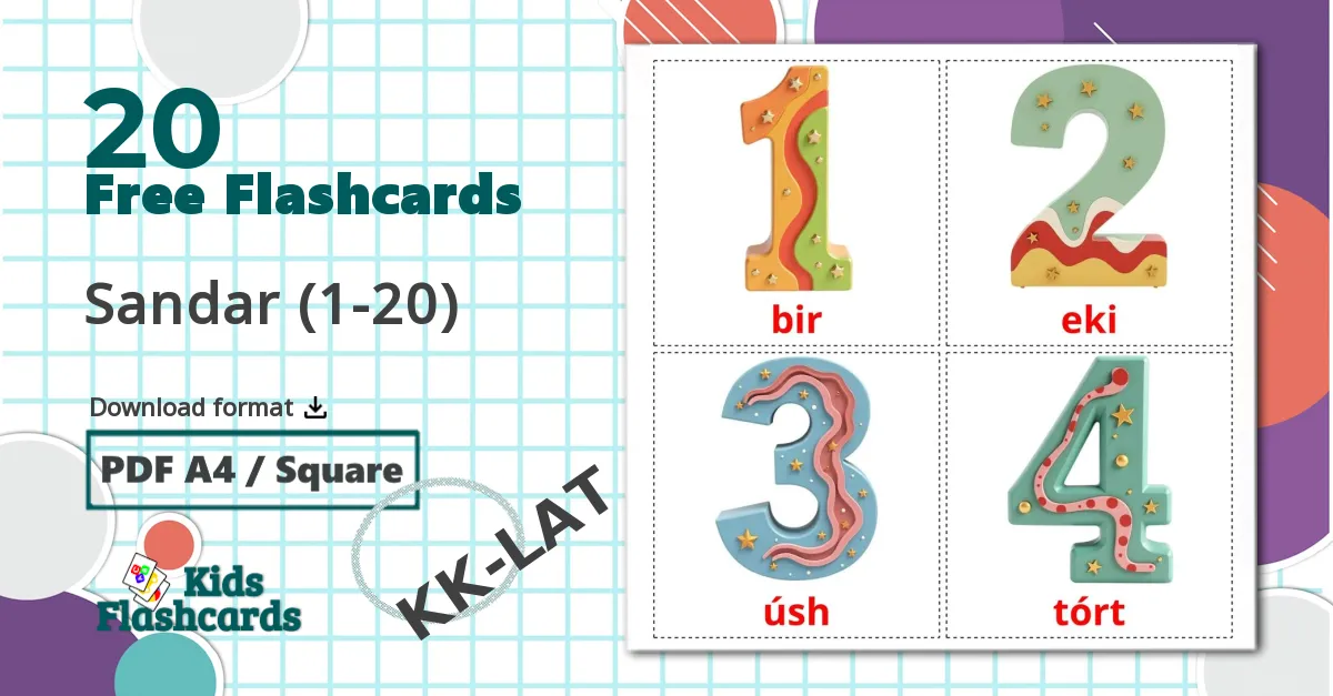 20 Sandar (1-20) flashcards