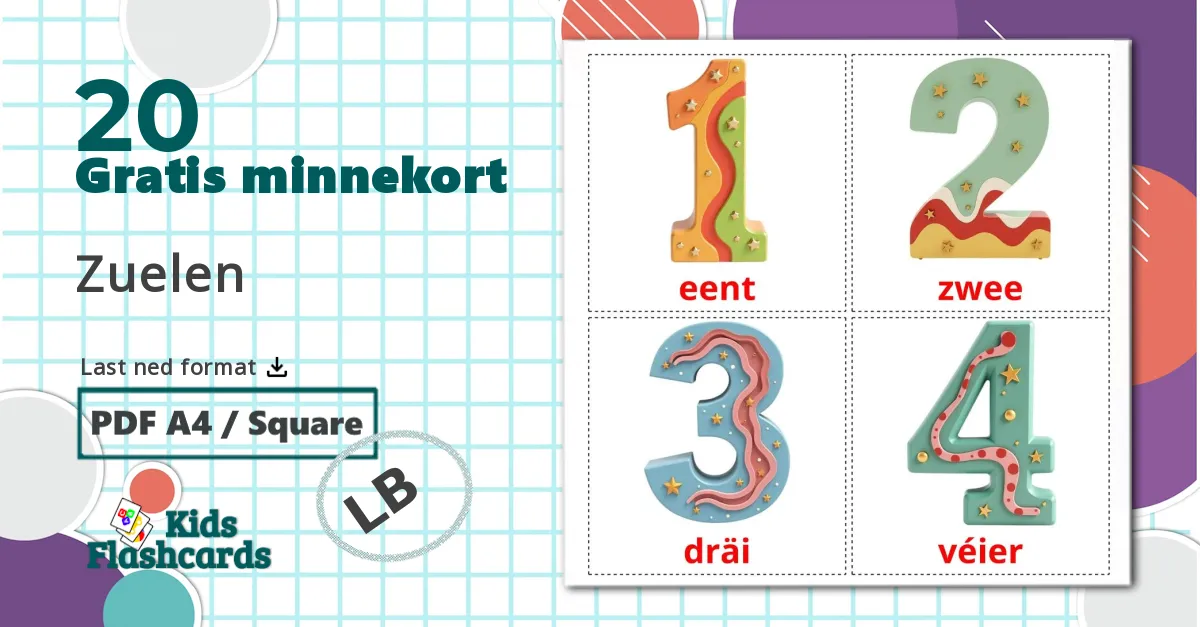 20 Zuelen bildekort