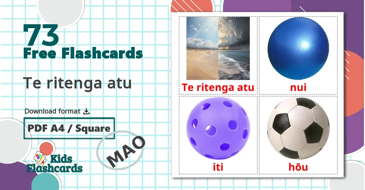 73 Te ritenga atu flashcards