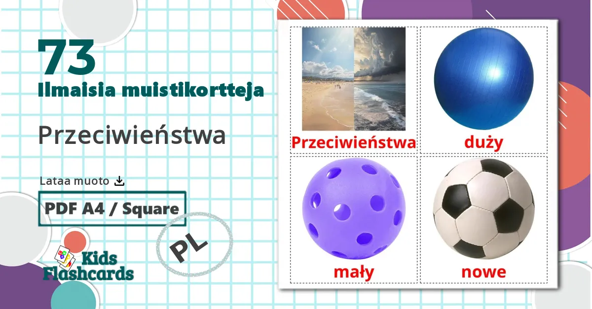 73 Przeciwieństwa lasten kuvakortit