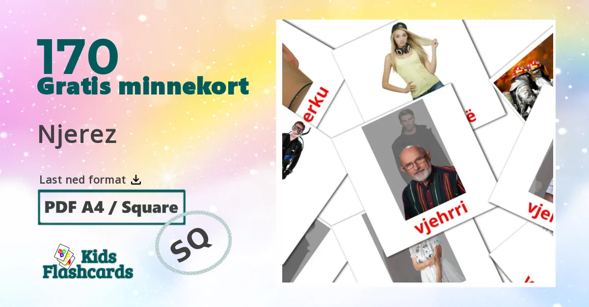Mennesker bildekort
