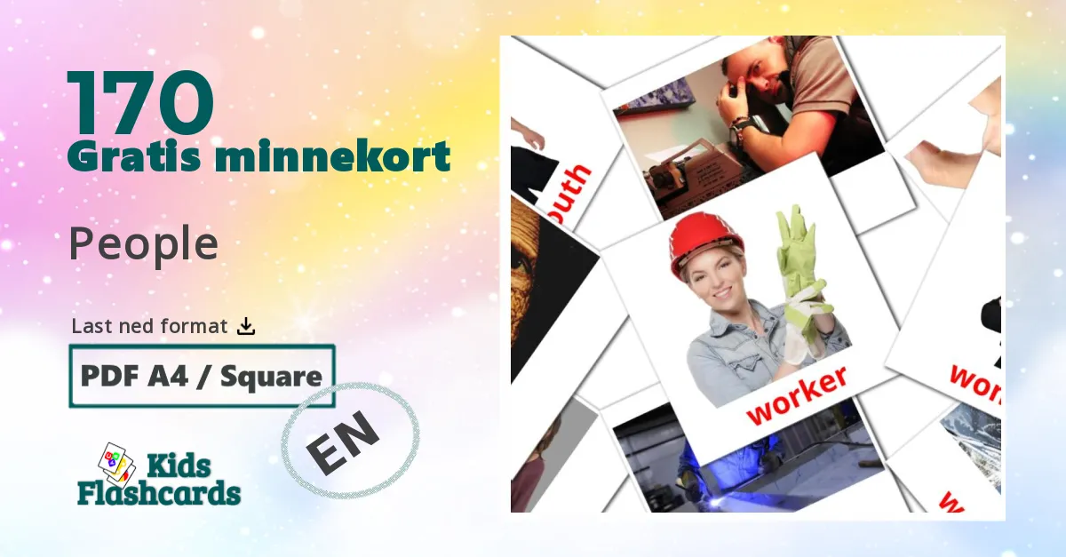 170 People bildekort