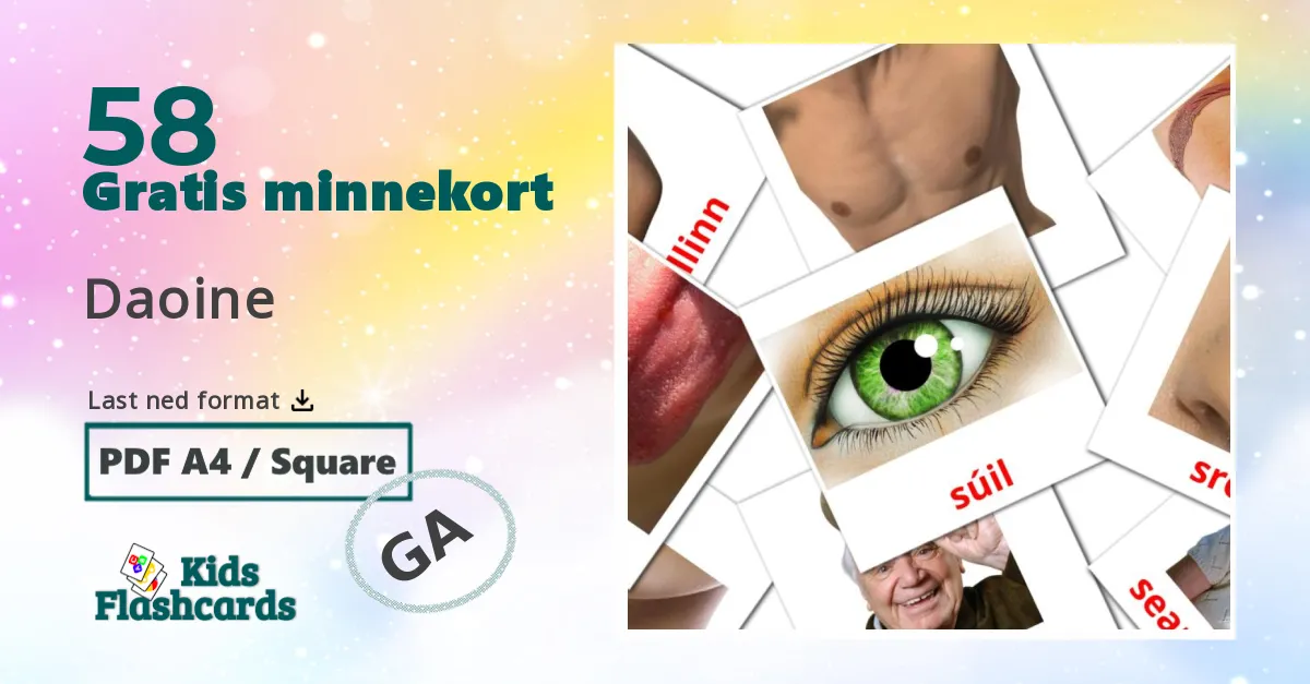 Mennesker bildekort