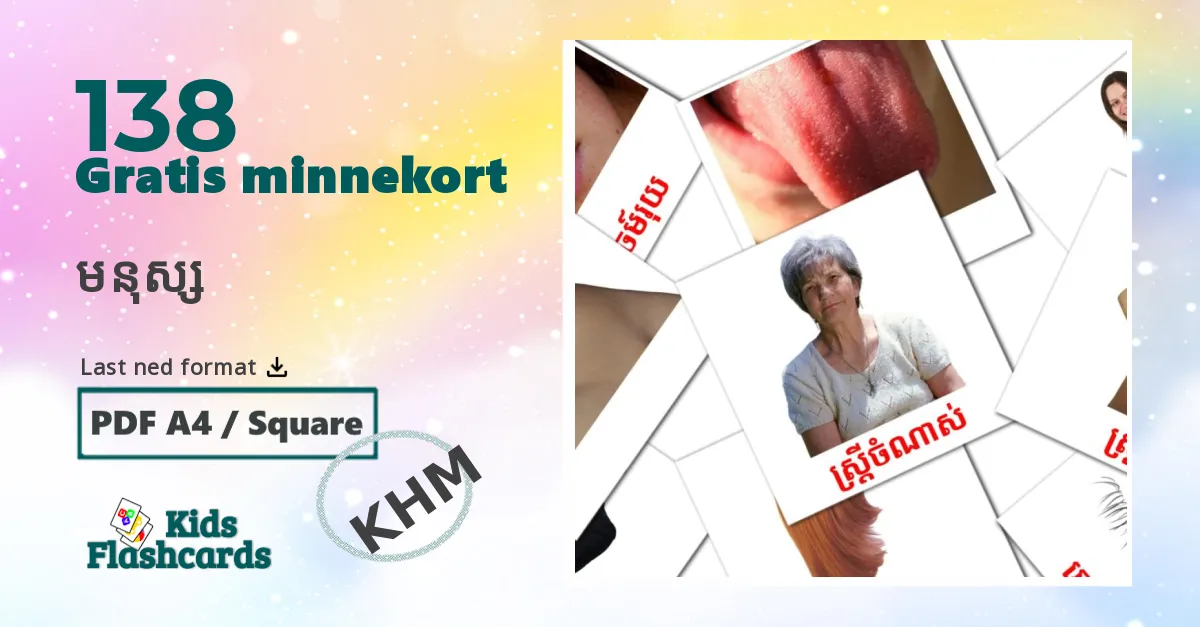 Mennesker bildekort