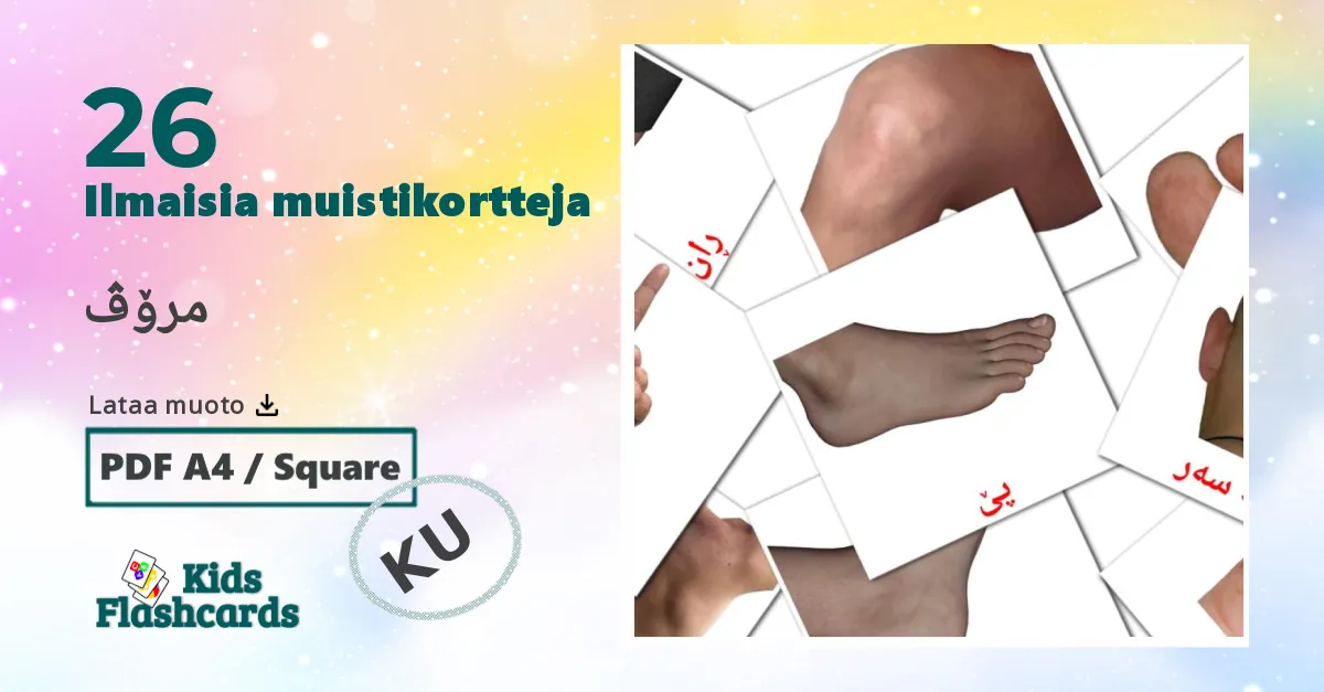 Ihmiset  lasten kuvakortit