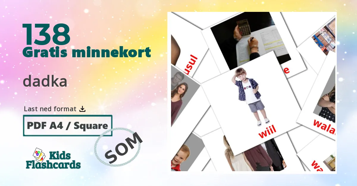 Mennesker bildekort