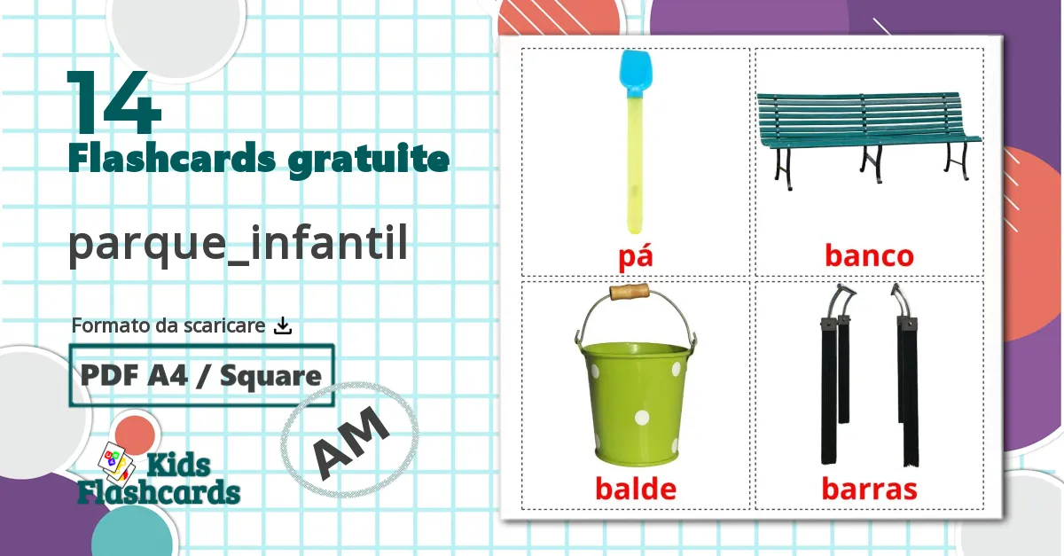 14 flashcards di Parco giochi