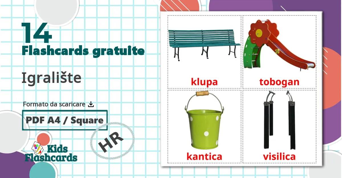 14 flashcards di Igralište