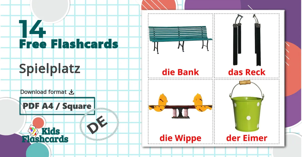 14 Spielplatz flashcards