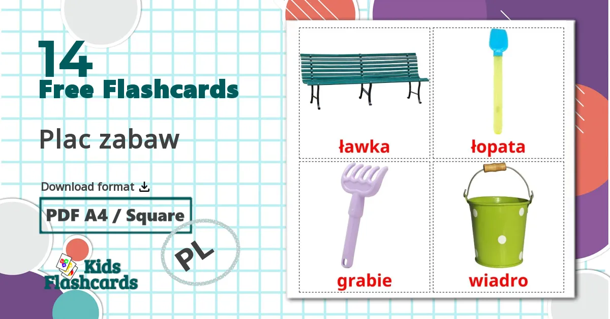 14 Plac zabaw  flashcards