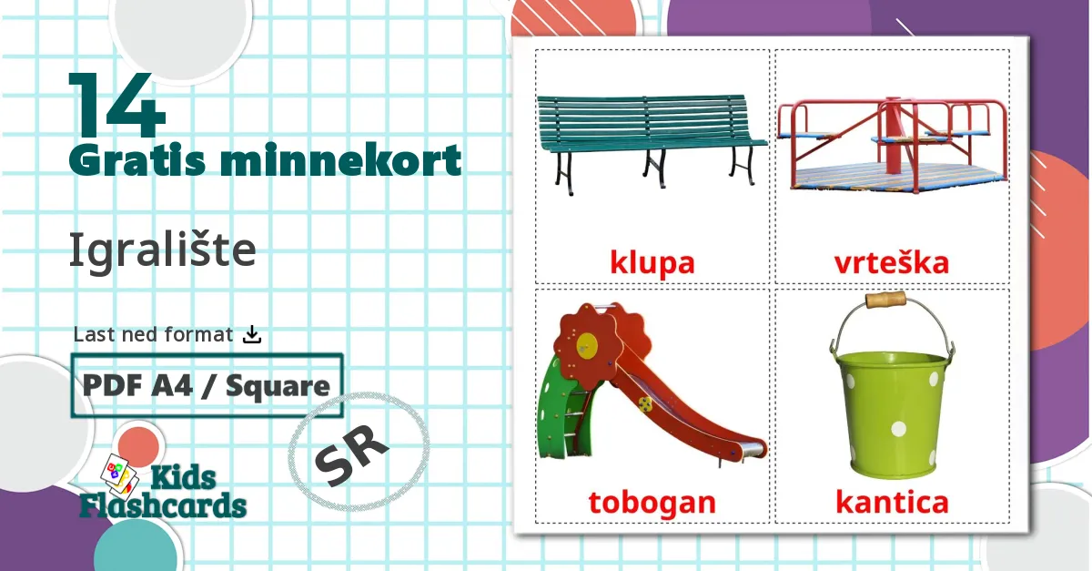 14 Igralište bildekort