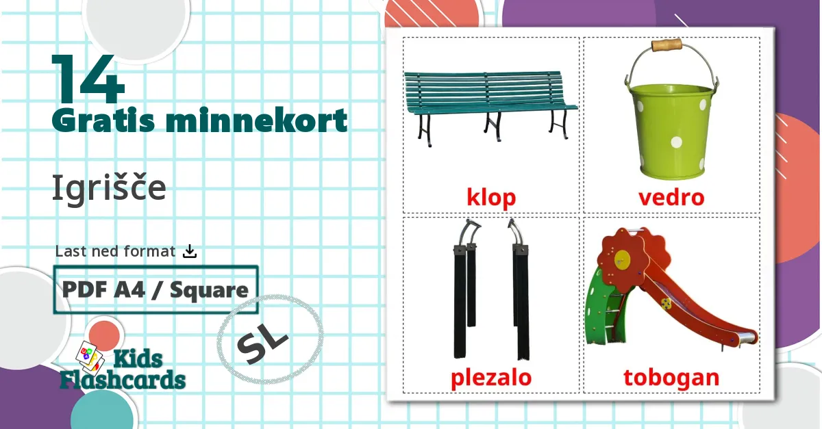 14 Igrišče bildekort
