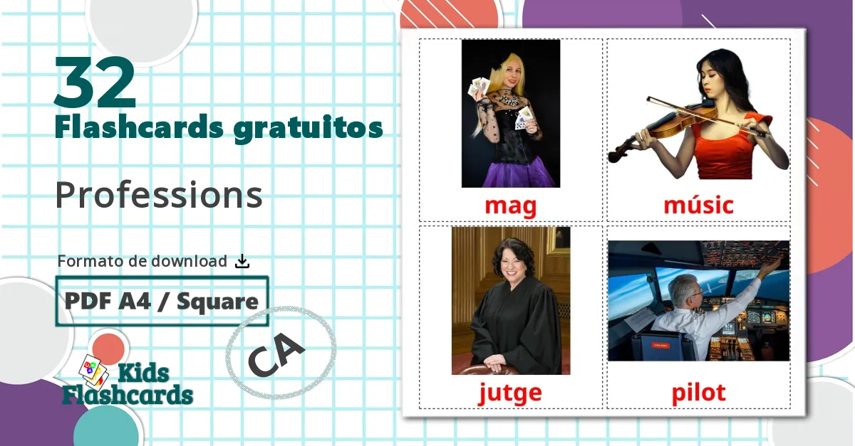 32 Flashcards de Professions