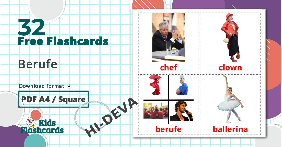 10 Professions flashcards