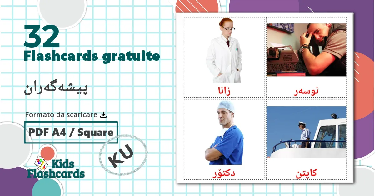 32 flashcards di Professioni