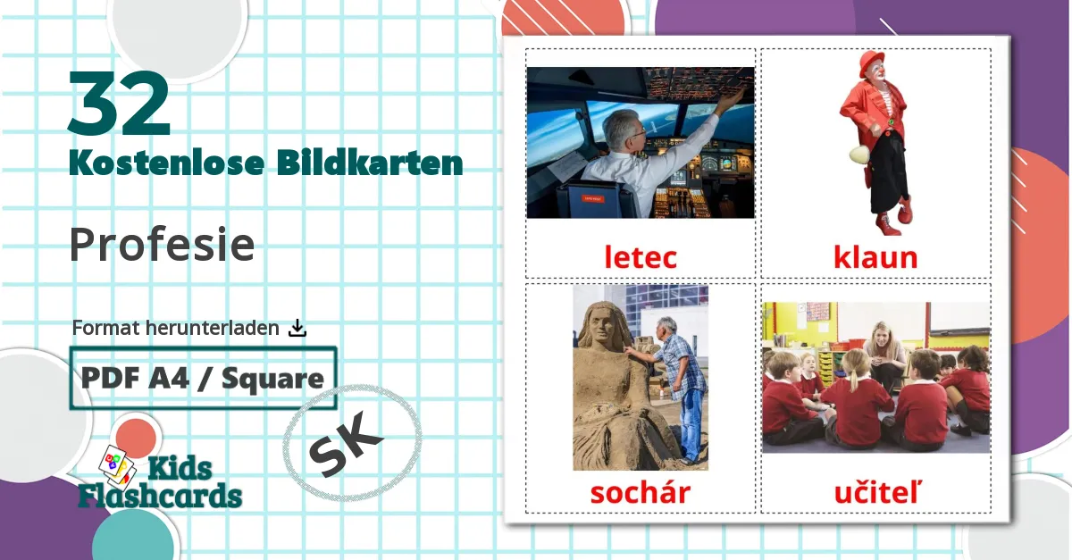 32 Bildkarten für Profesie