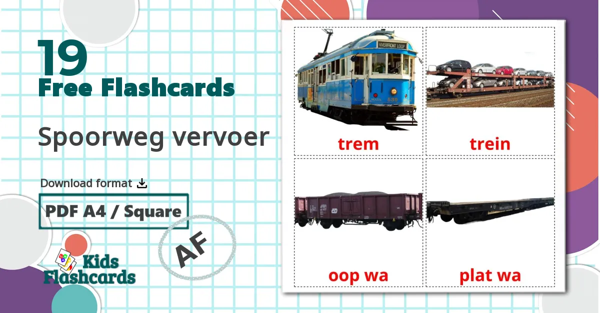 19 Spoorweg vervoer flashcards