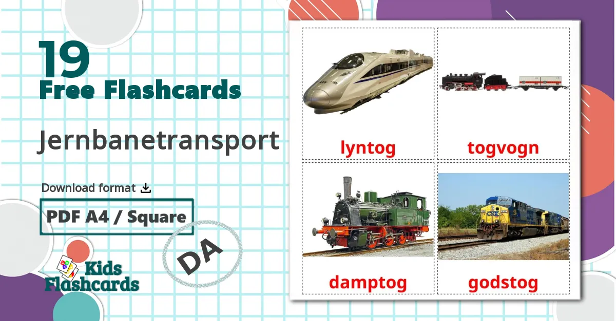 19 Jernbanetransport flashcards