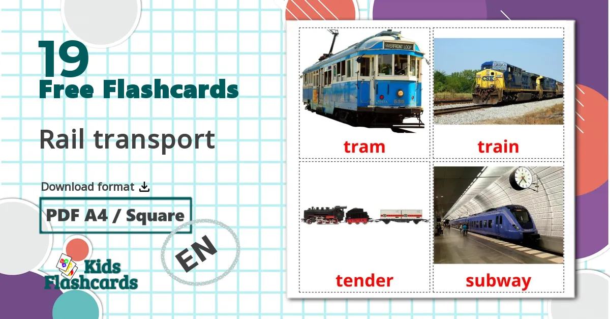 Rail transport flashcards