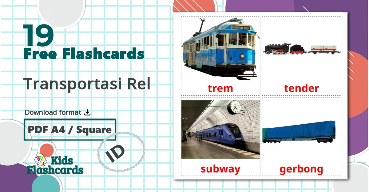 19 Transportasi Rel flashcards