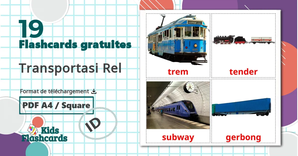 19 Imagiers Transportasi Rel