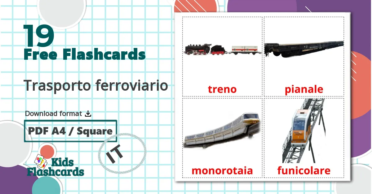 19 Trasporto ferroviario flashcards