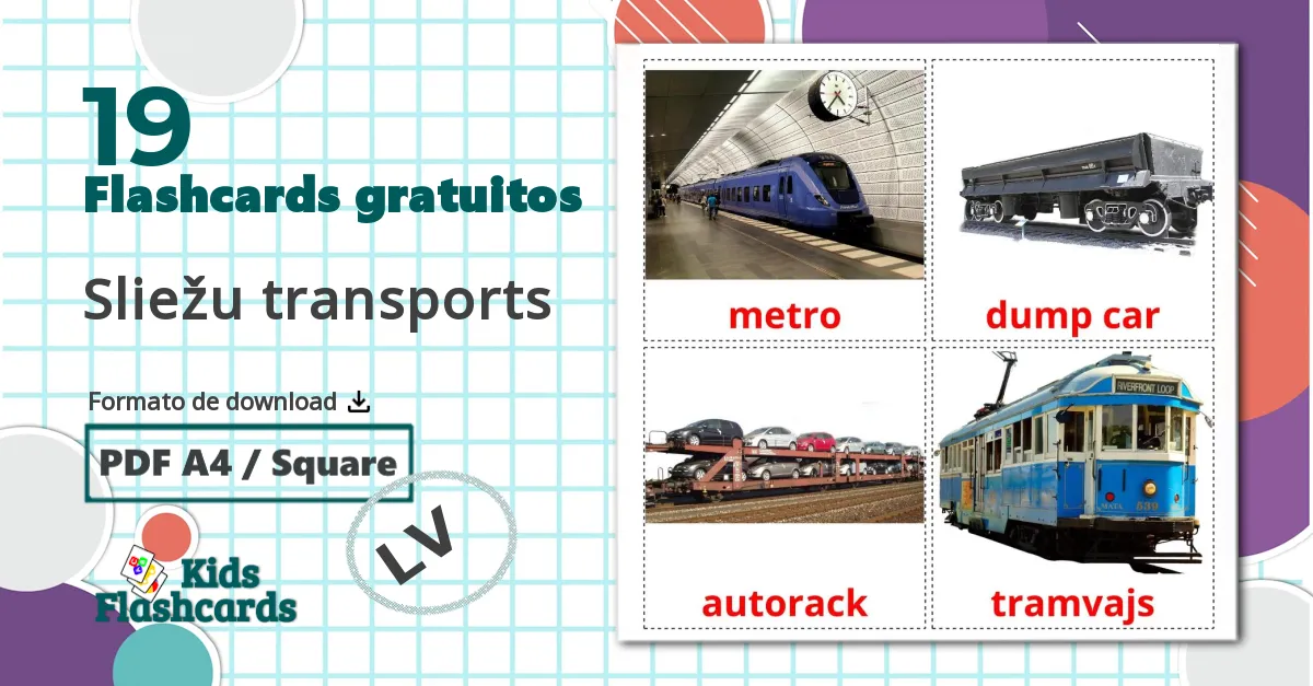 19 Flashcards de Transporte Ferroviário