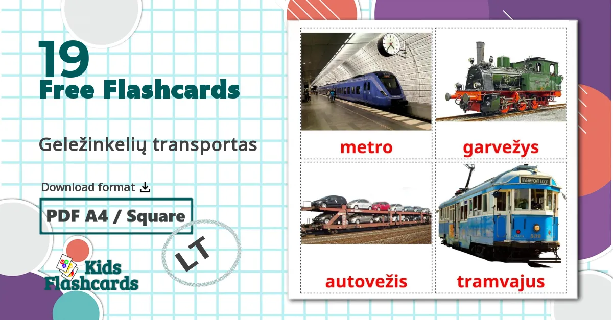 19 Geležinkelių transportas flashcards