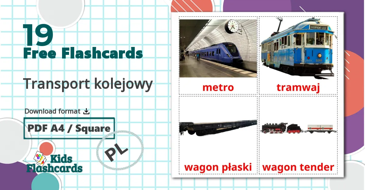 19 Transport kolejowy flashcards