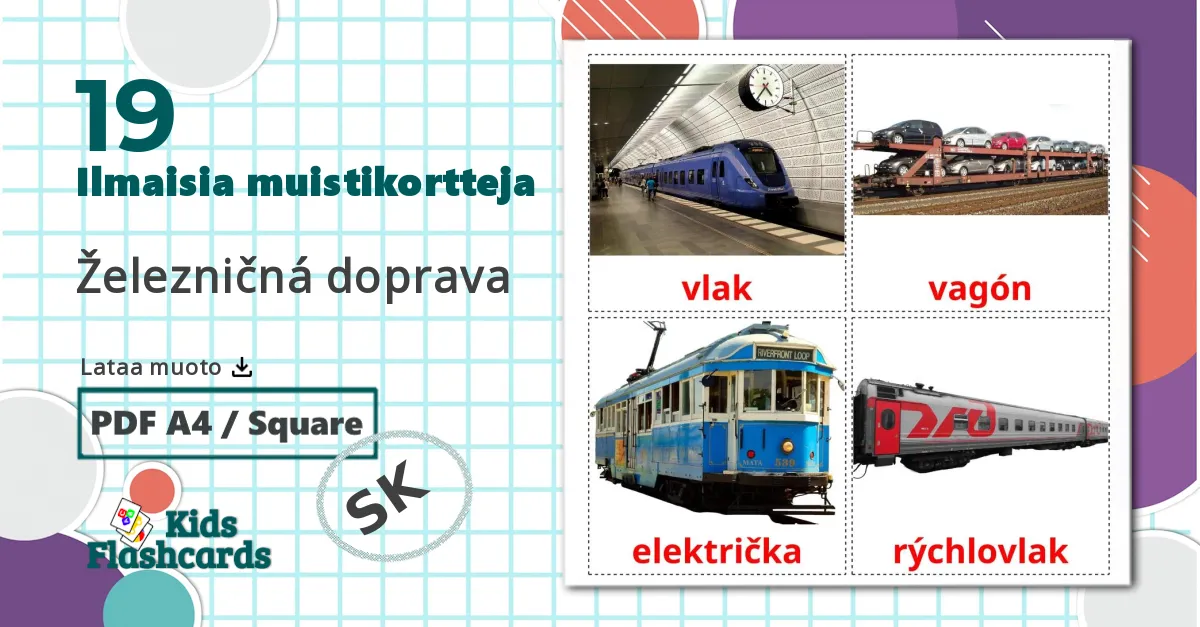 19 Železničná doprava lasten kuvakortit