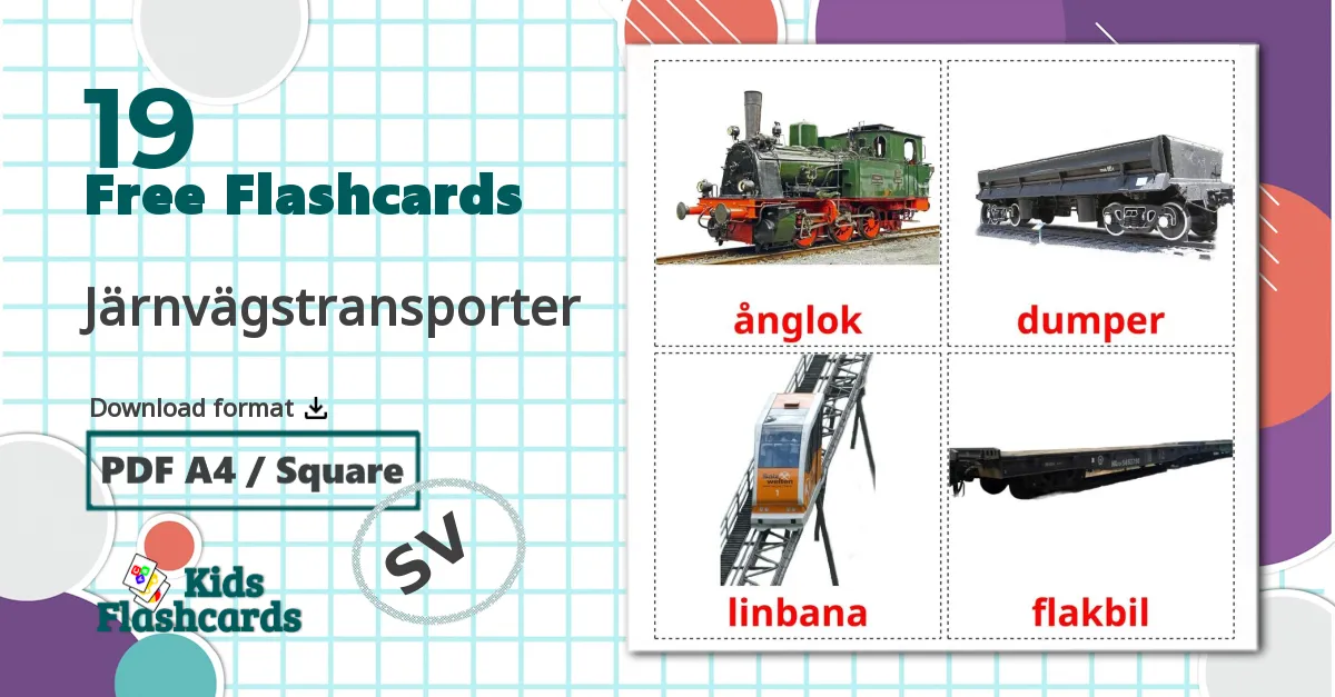 19 Järnvägstransporter flashcards