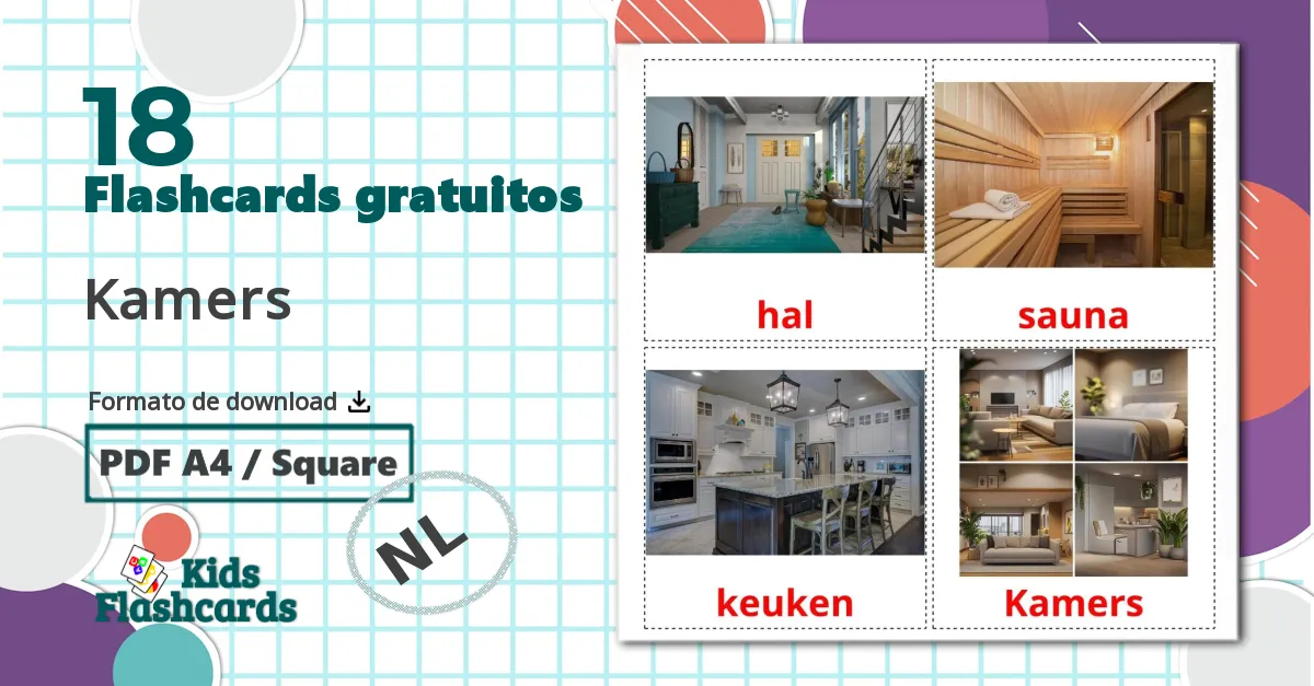 18 Flashcards de Kamers