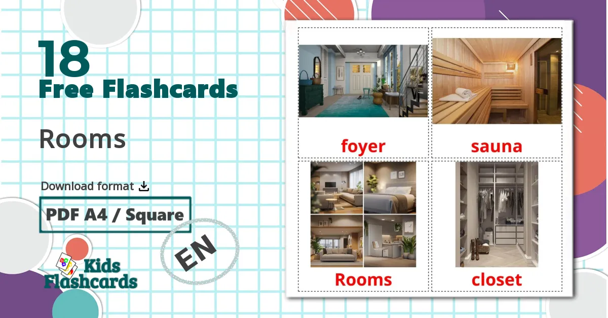 Rooms flashcards