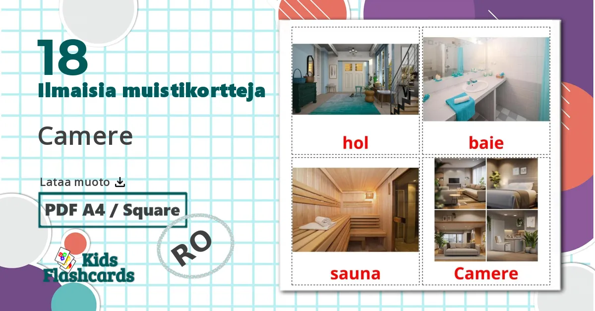 18 Camere lasten kuvakortit