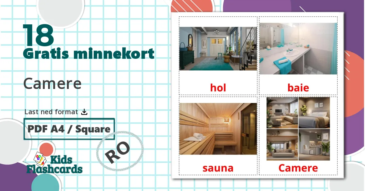 18 Camere bildekort