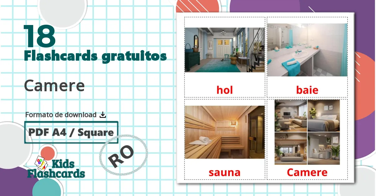 18 Flashcards de Camere