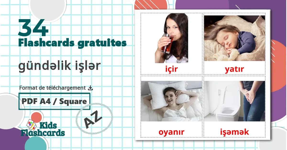 34 Imagiers Les Verbes de Routine