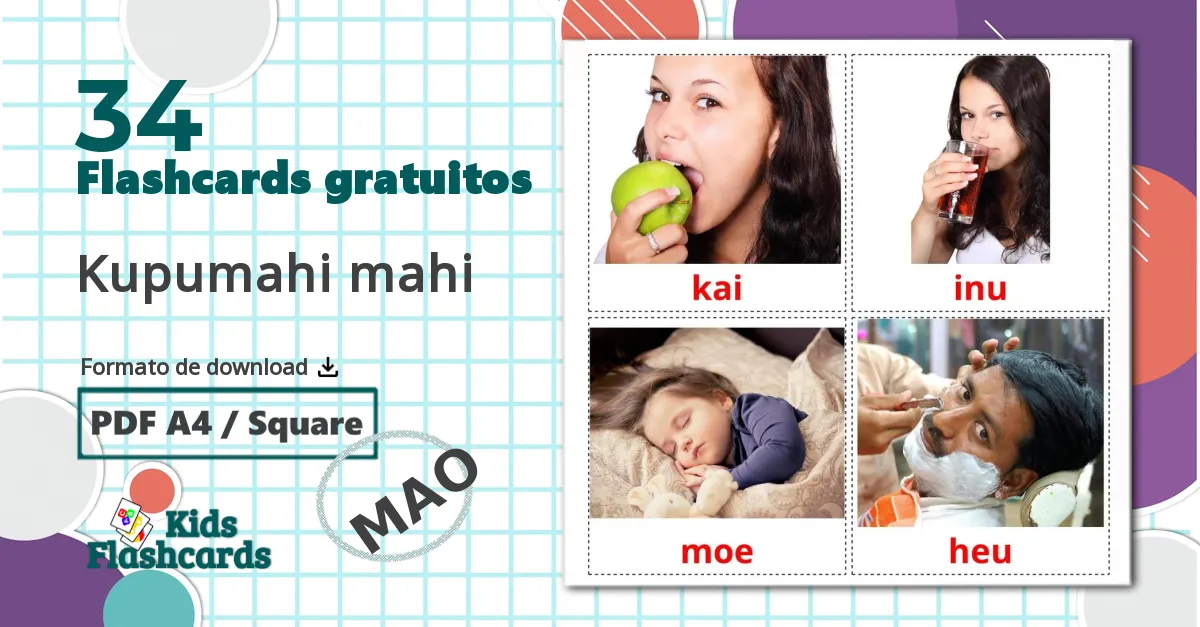 34 Flashcards de Kupumahi mahi