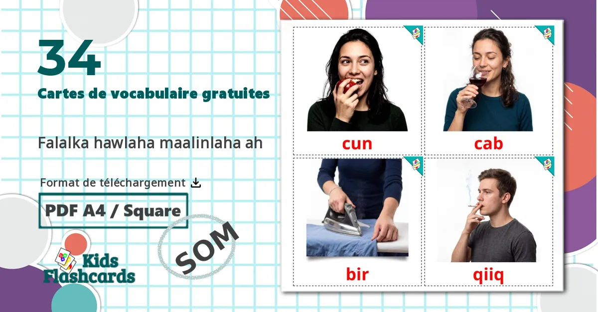 34 Imagiers Les Verbes de Routine