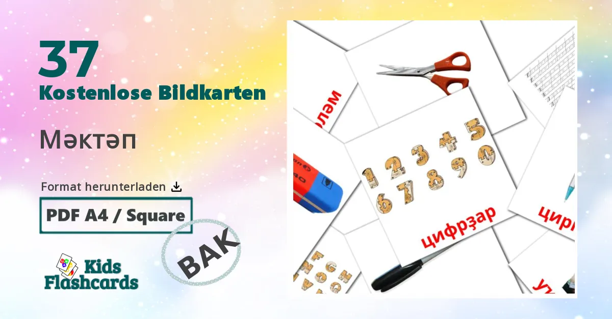 Bildkarten für Schule