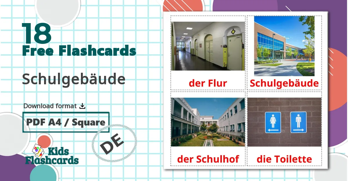 18 Schulgebäude flashcards